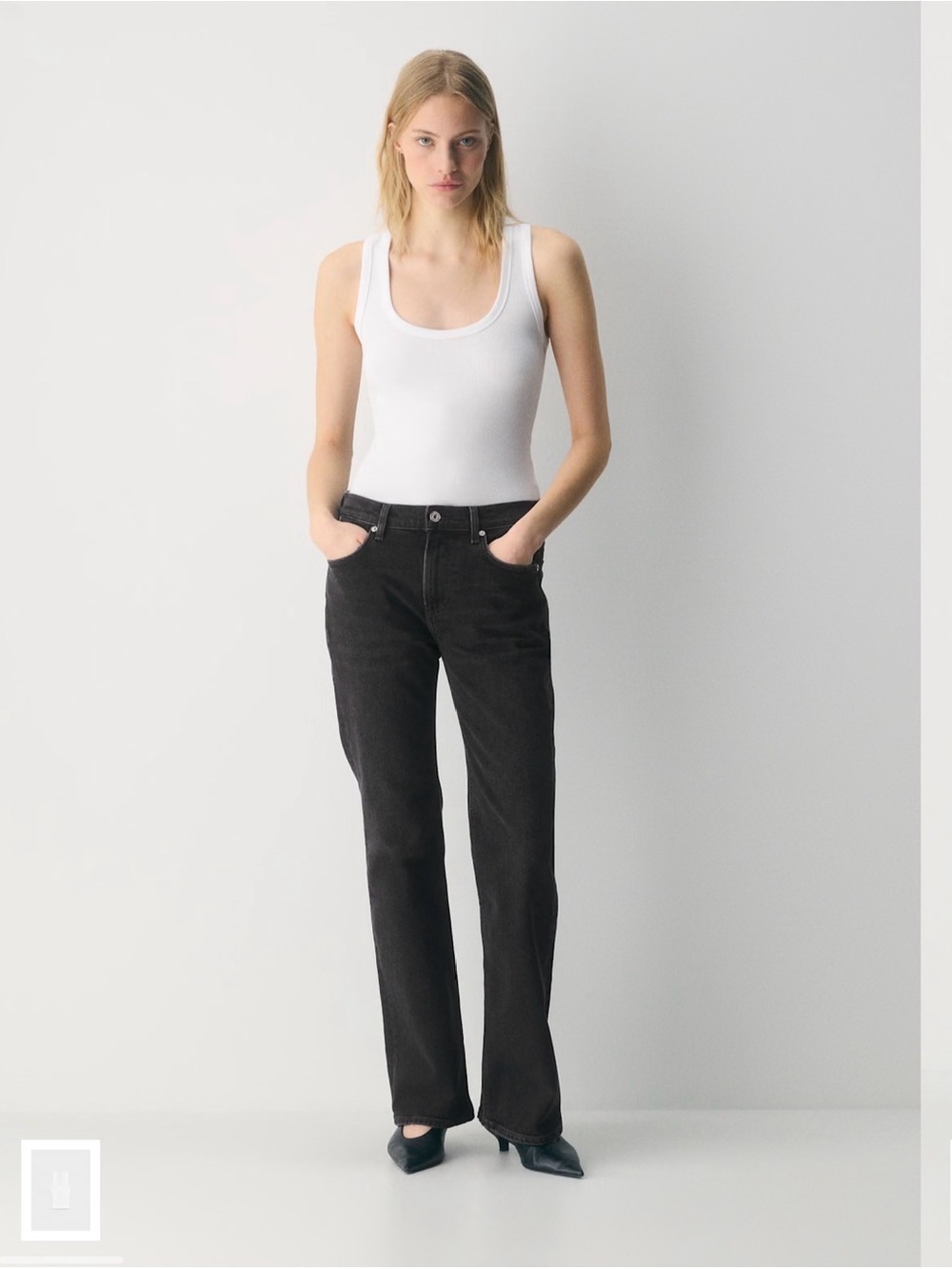 Citizens Of Humanity Black Flare Jeans